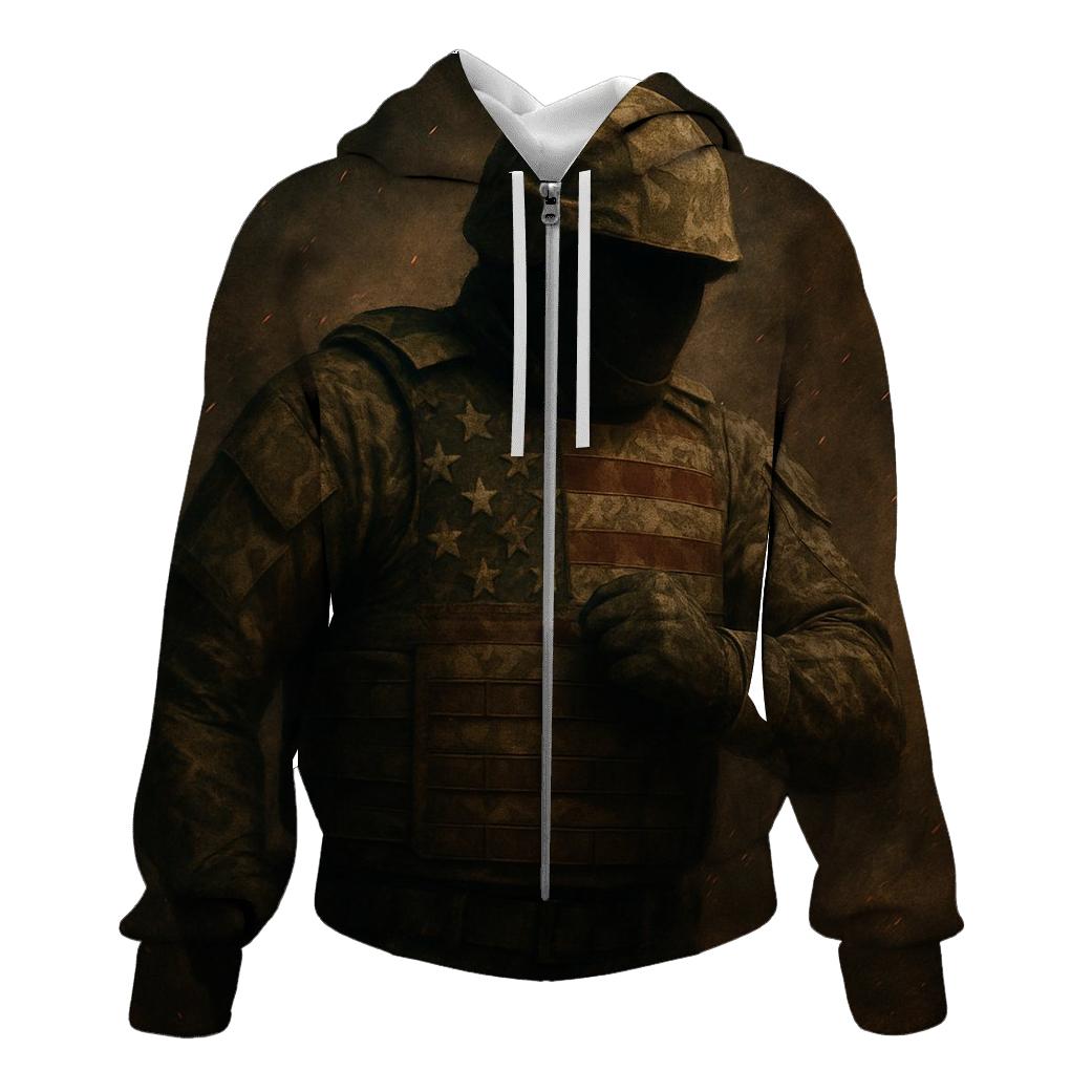 Camouflage Stars premium hoodies