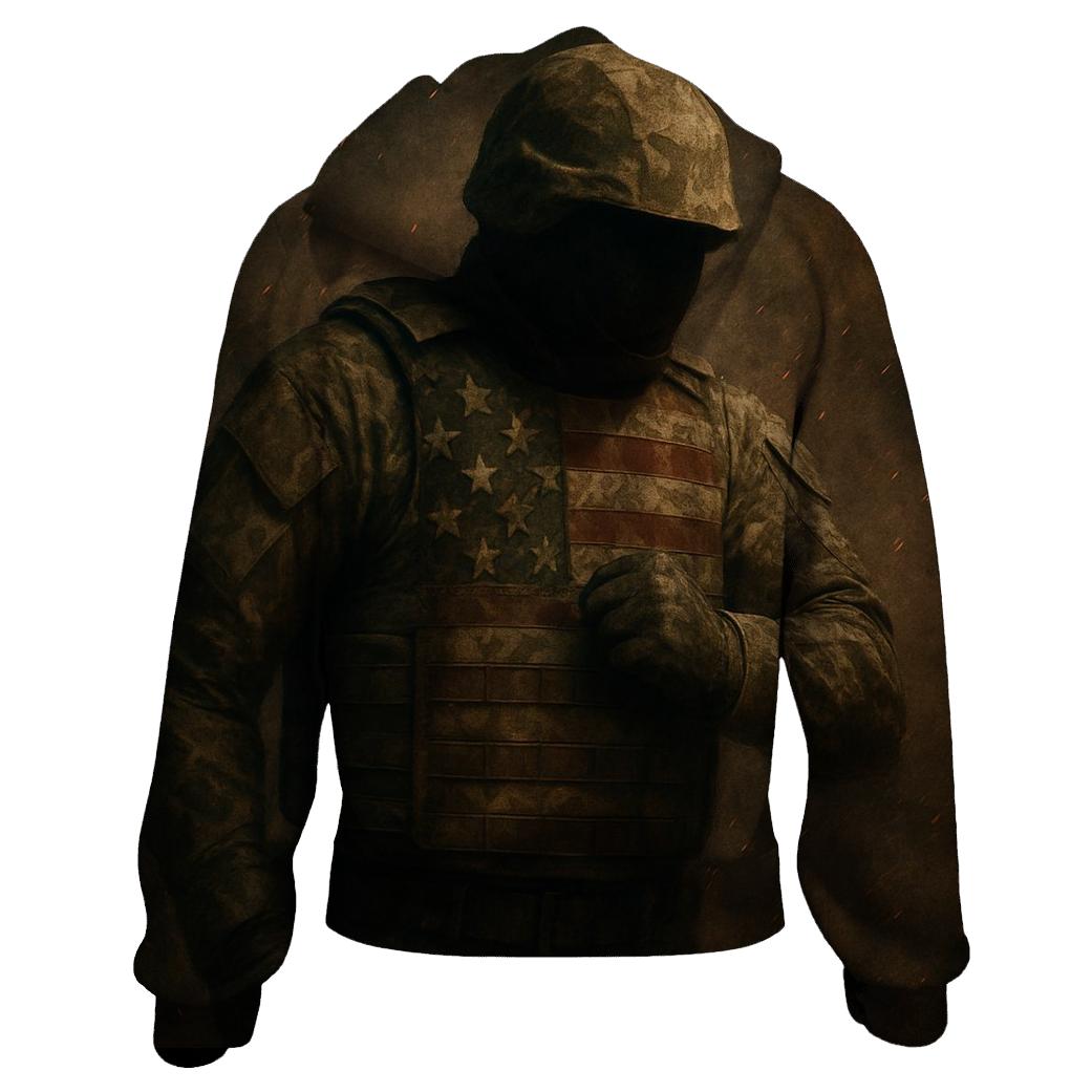Camouflage Stars premium hoodies