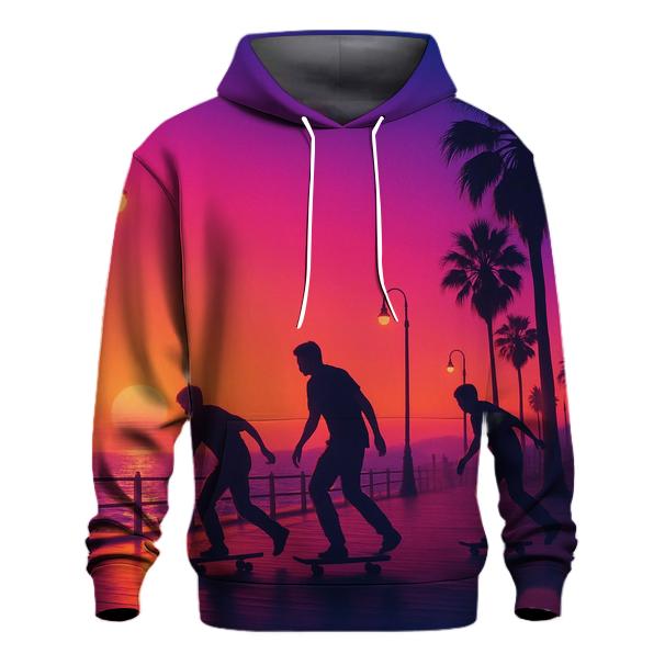 Crimson Arcade Sundown custom hoodies