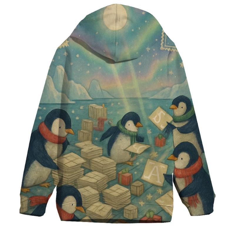 Penguin Post Office Rush custom hoodies
