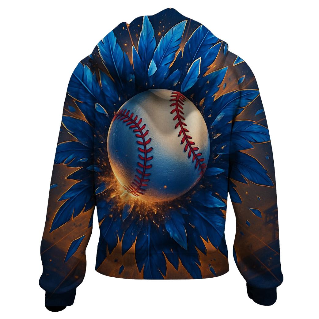 Feathered Home Run Surge Blue Jays hoodie trends