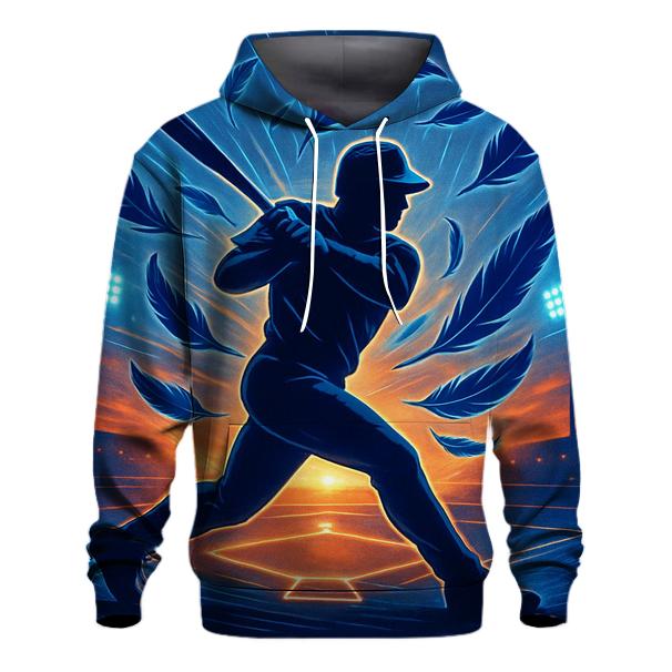 Heroic Swing With Blue Jays heavyweight hoodies