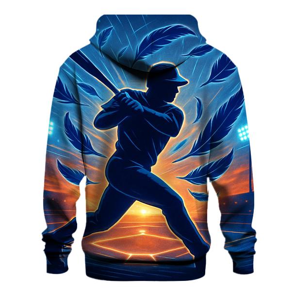Heroic Swing With Blue Jays heavyweight hoodies