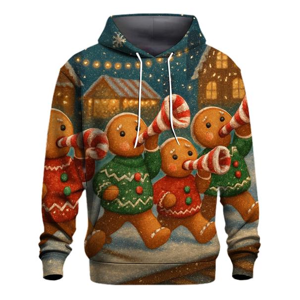 Gingerbread Engine Band zip-up hoodies