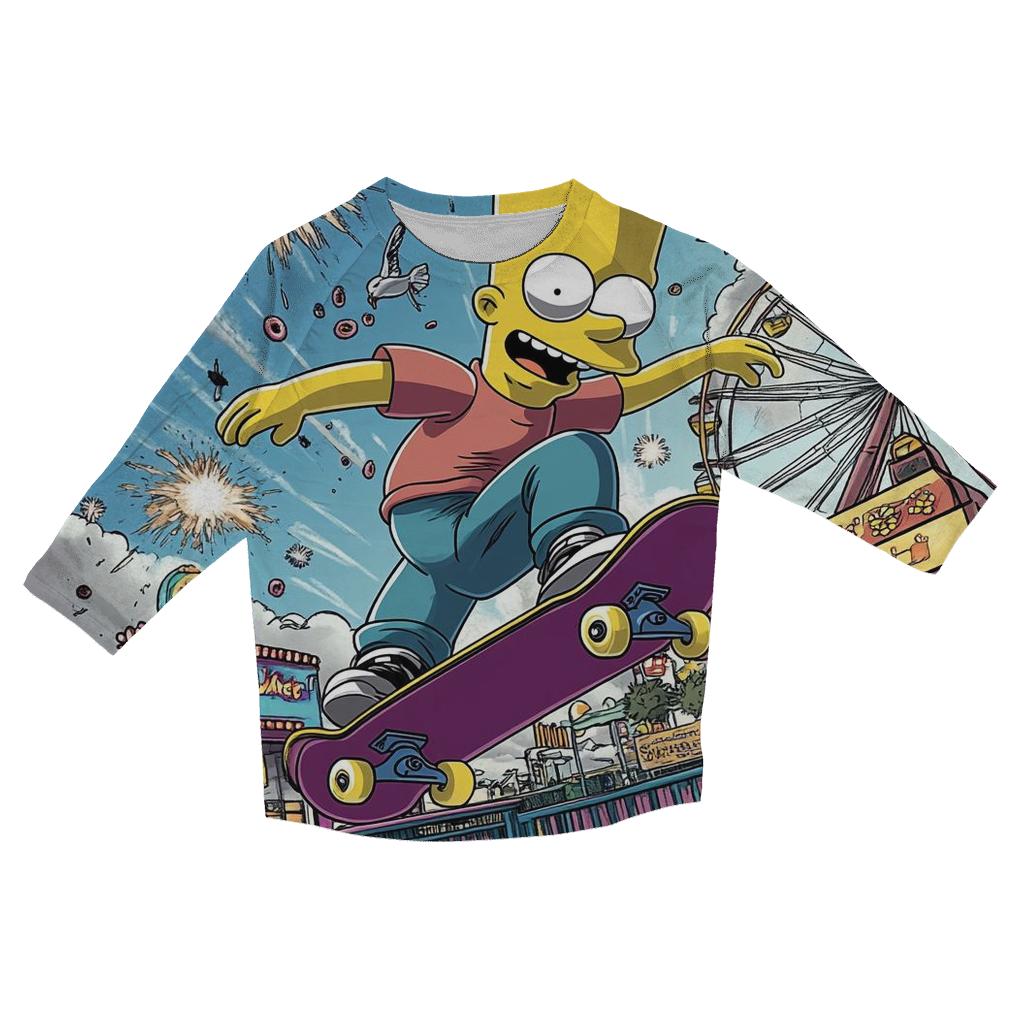 Bart Boardwalk Rampage casual three quarter sleeve shirts