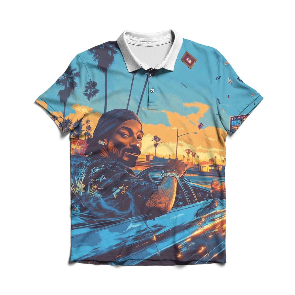 West Coast Chromatic Drive casual sports polo shirts
