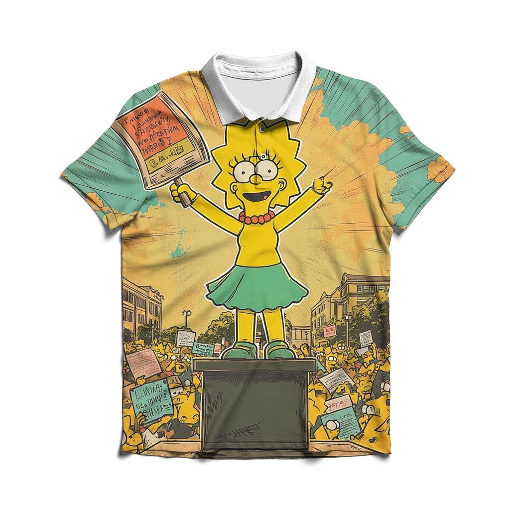 Lisa Protest Mosaic custom polo shirts