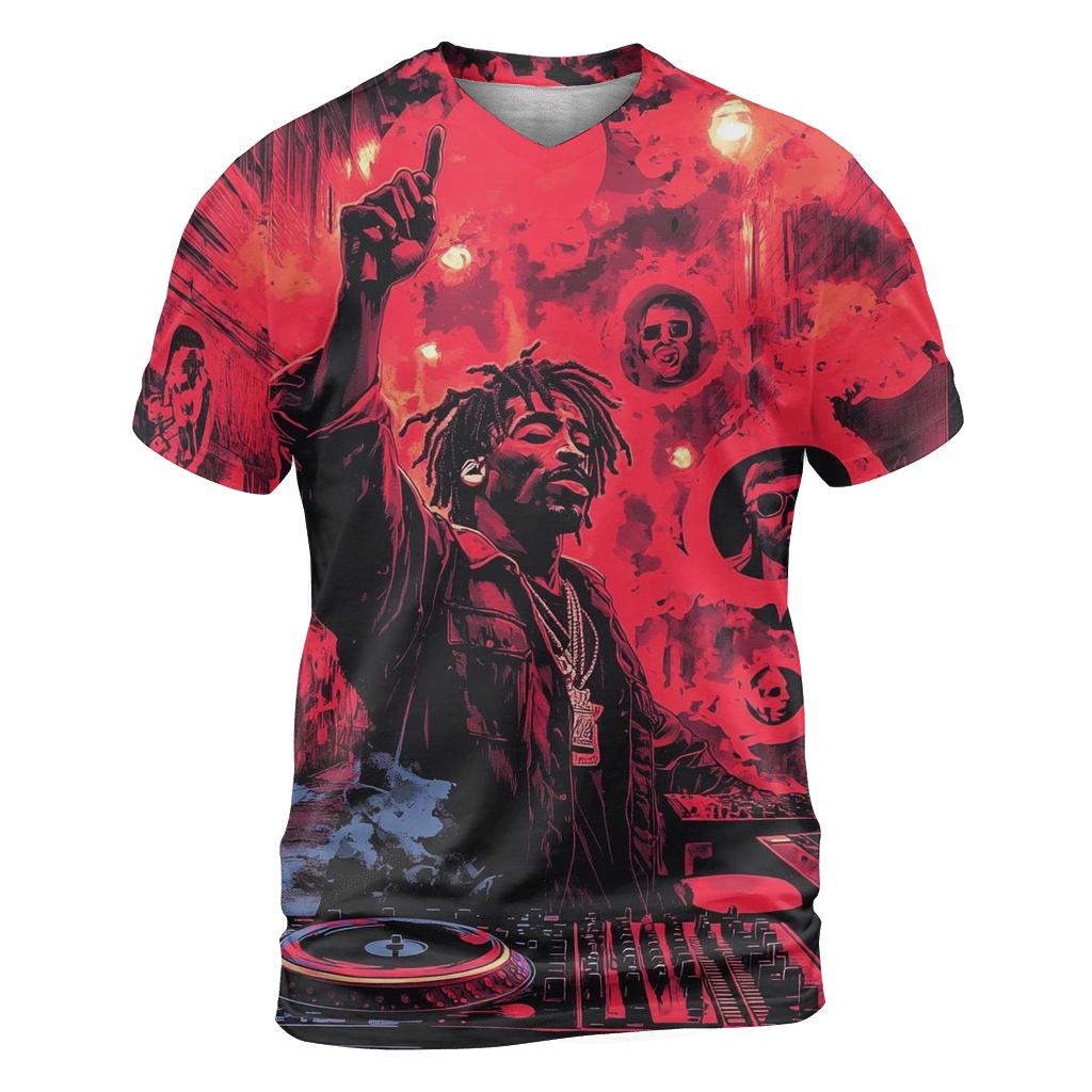 Thug Poets In Neon unique graphic print tees