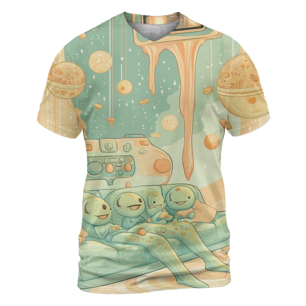 Couch Potato Planet unique graphic print tees