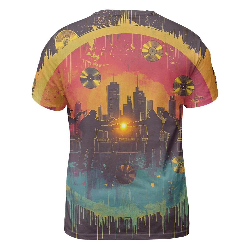 Golden Era Cipher creative print fashion shirts