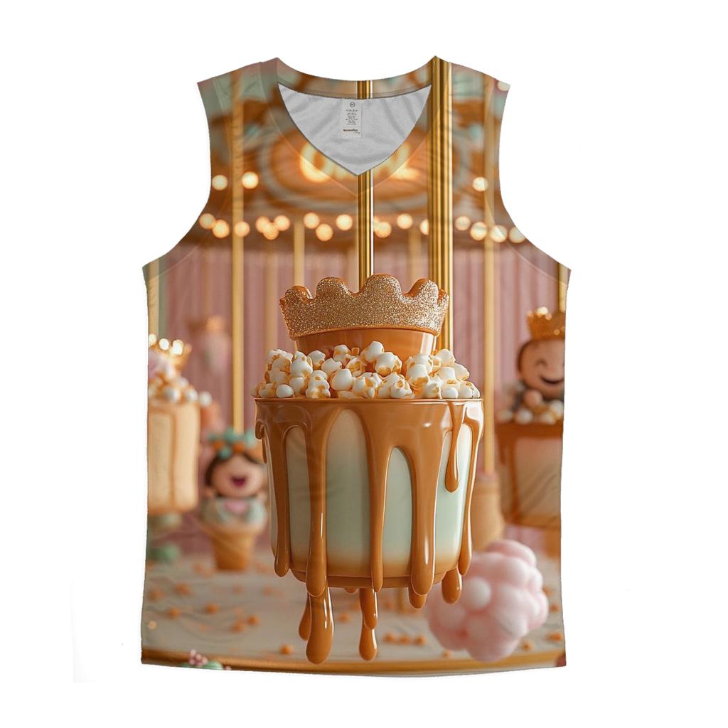 Popcorn Carnival Carousel designer workout tanks