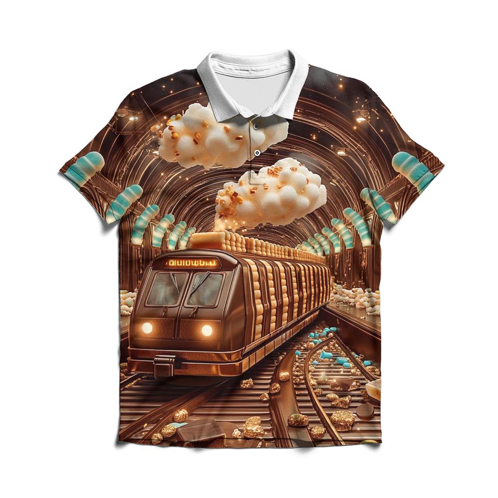 Midnight Chocolate Metro casual sports polo shirts