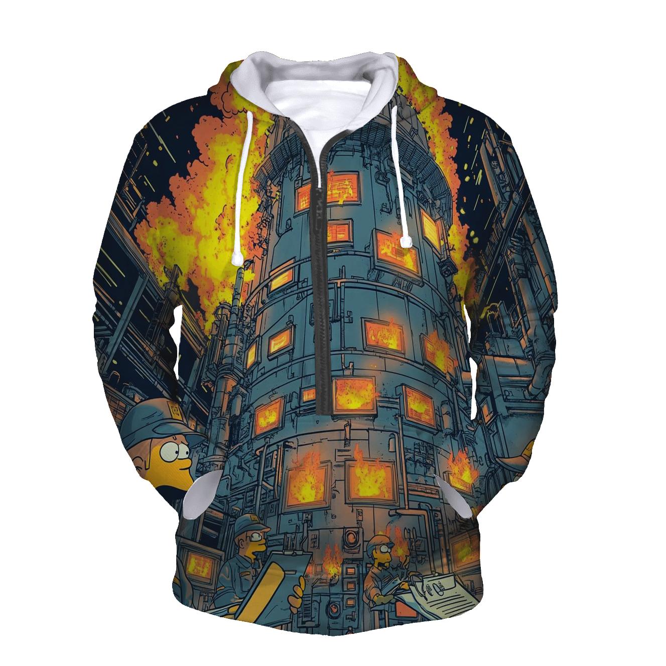 Nuclear Night Shift zip-up hoodies