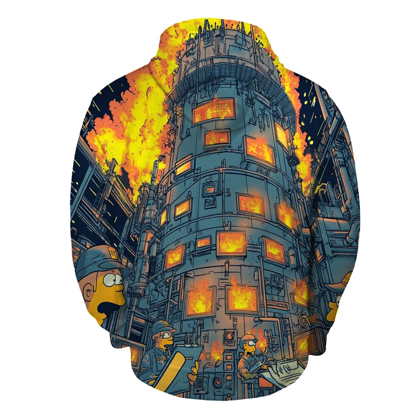 Nuclear Night Shift zip-up hoodies