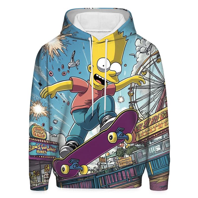 Bart Boardwalk Rampage printed hoodies
