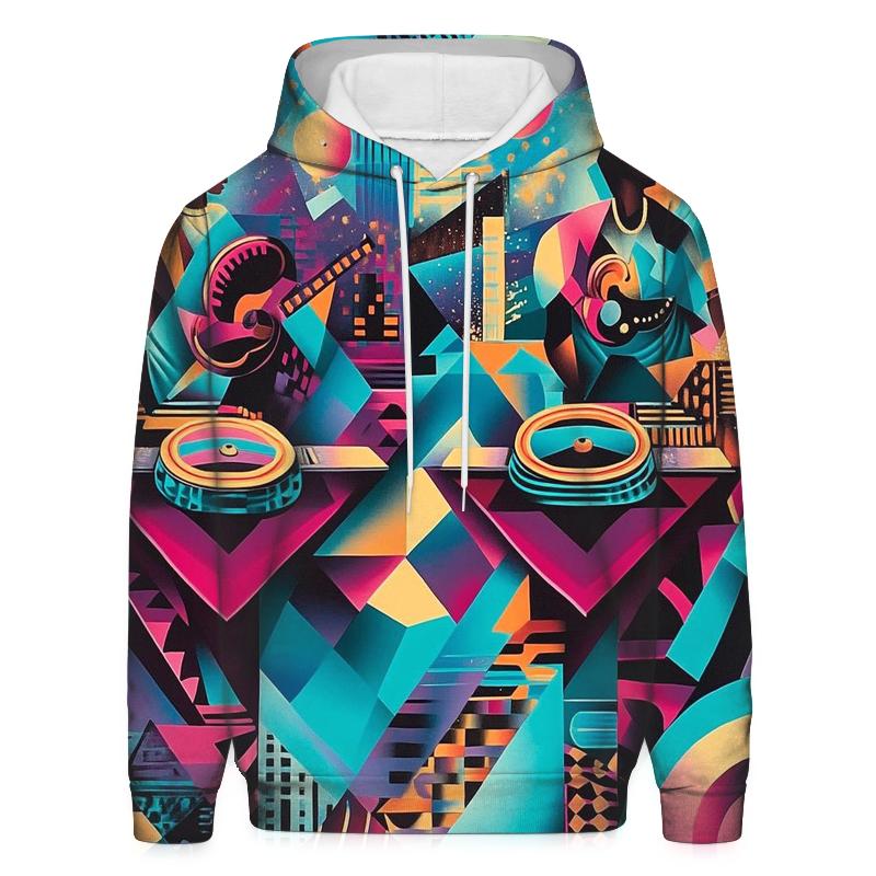 Tribe Quest Geometric Groove pullover hoodies