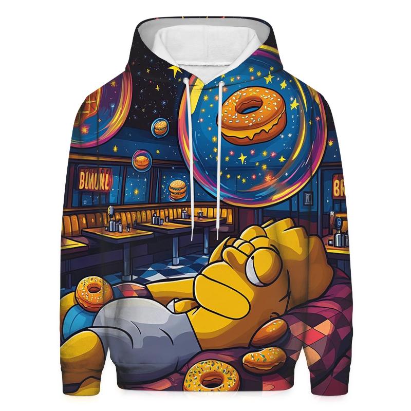 Homers Dream Diner lightweight hoodies