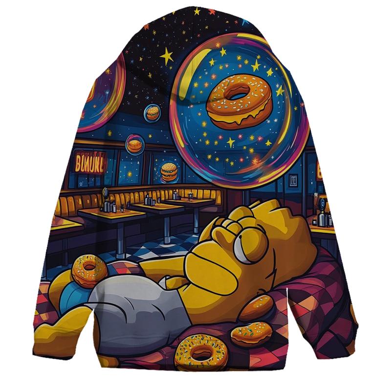 Homers Dream Diner lightweight hoodies