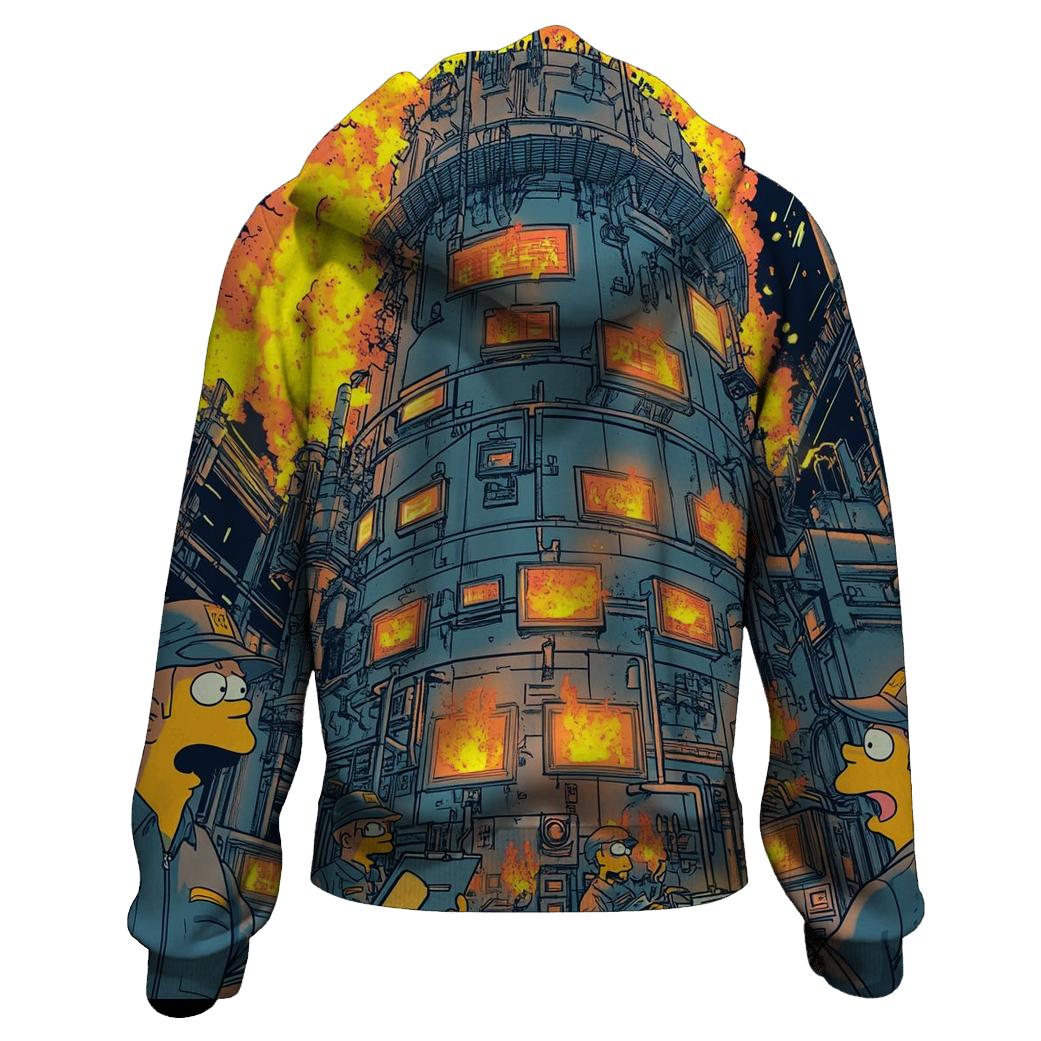 Nuclear Night Shift printed hoodies