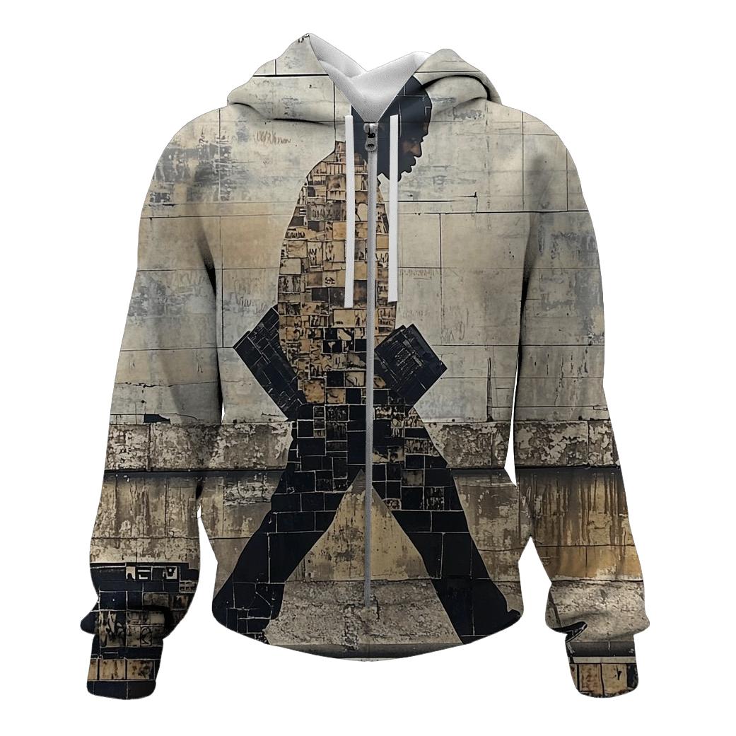 Queensbridge Mosaic zip-up hoodies