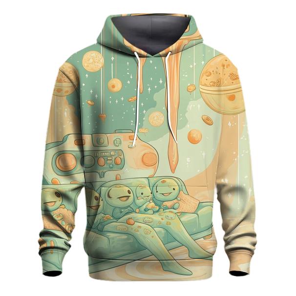 Couch Potato Planet embroidered hoodies