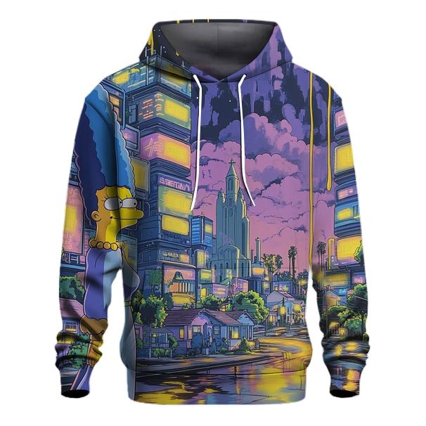 Marge Midnight Megacity graphic hoodies