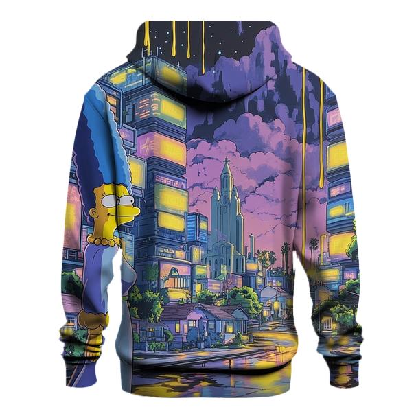 Marge Midnight Megacity graphic hoodies