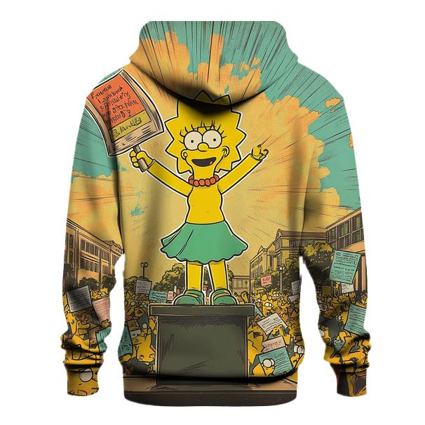 Lisa Protest Mosaic embroidered hoodies