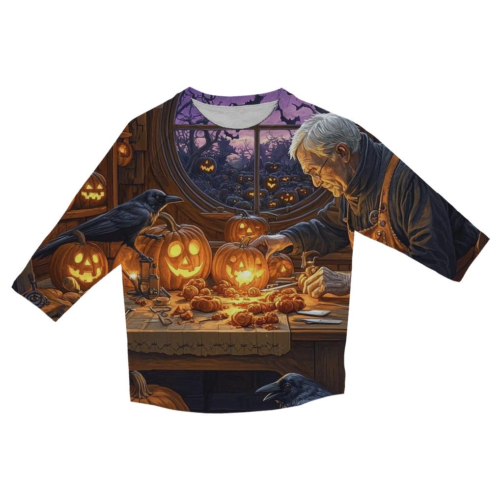 Lantern Maker Haunted Workshop designer 3/4 sleeve blouses