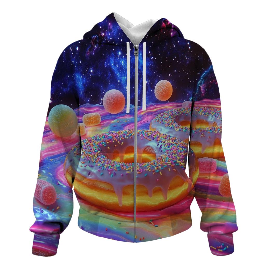 Neon Donut Nebula hoodies fashion
