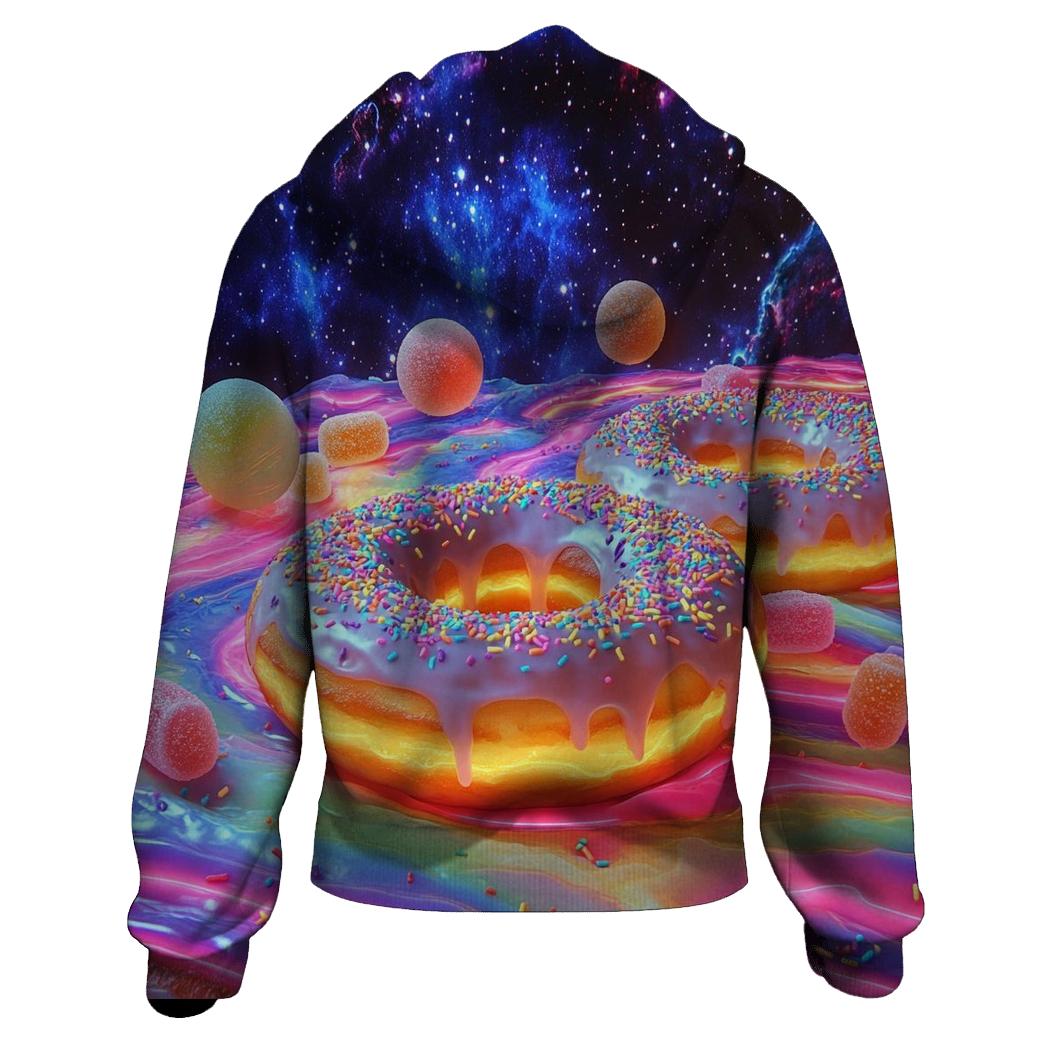Neon Donut Nebula hoodies fashion