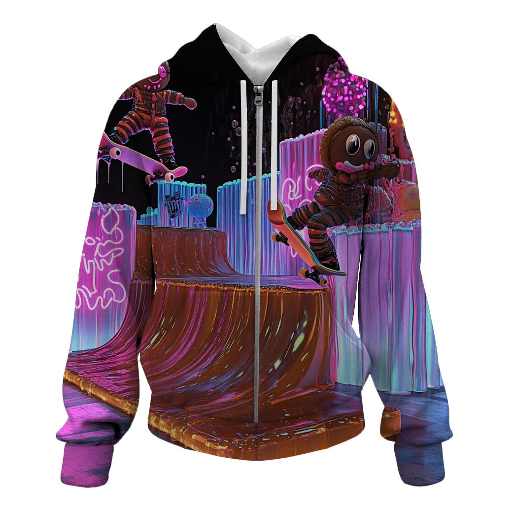Sticky Syrup Skatepark hoodie designs