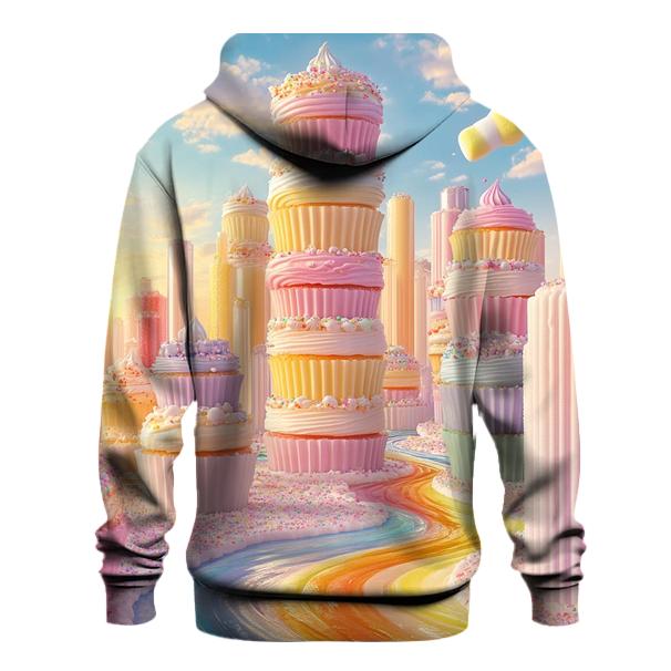 Cupcake Tower Skyline graphic hoodies