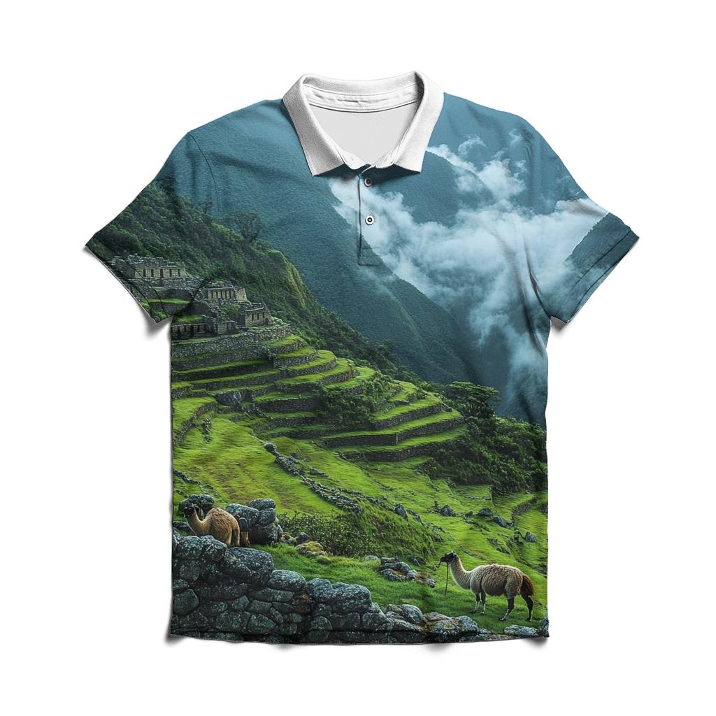 Machu Picchu - Cusco classic pique polos