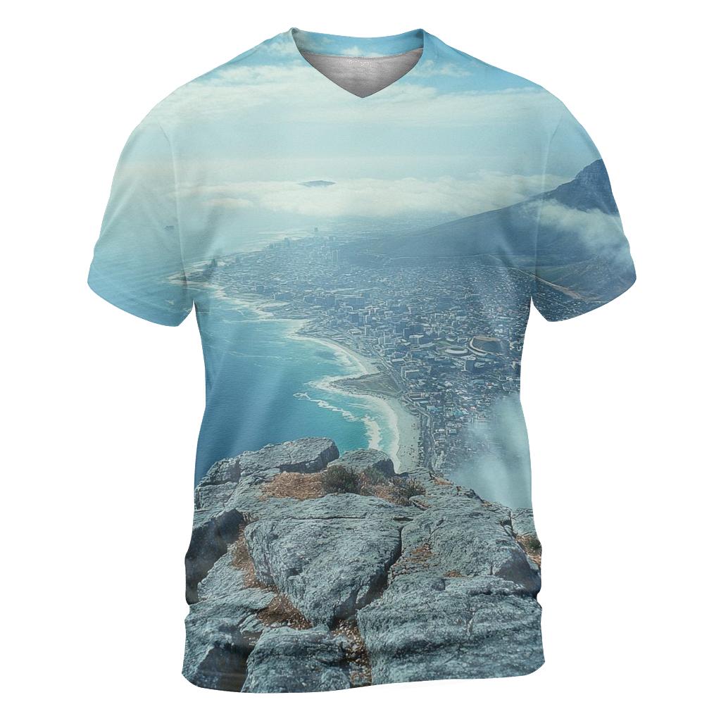 Table Mountain - Cape Town unique graphic print tees