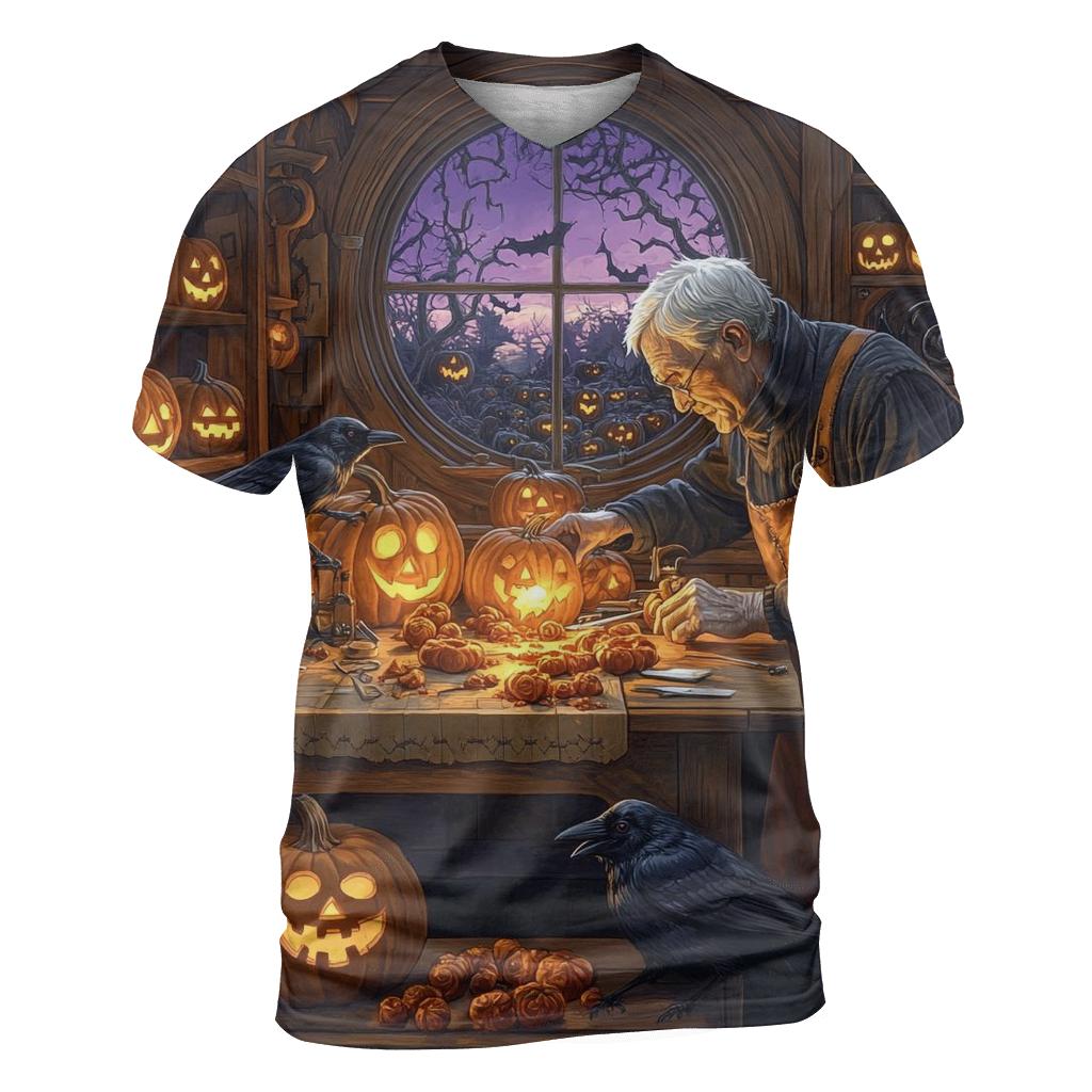 Lantern Maker Haunted Workshop unique graphic print tees