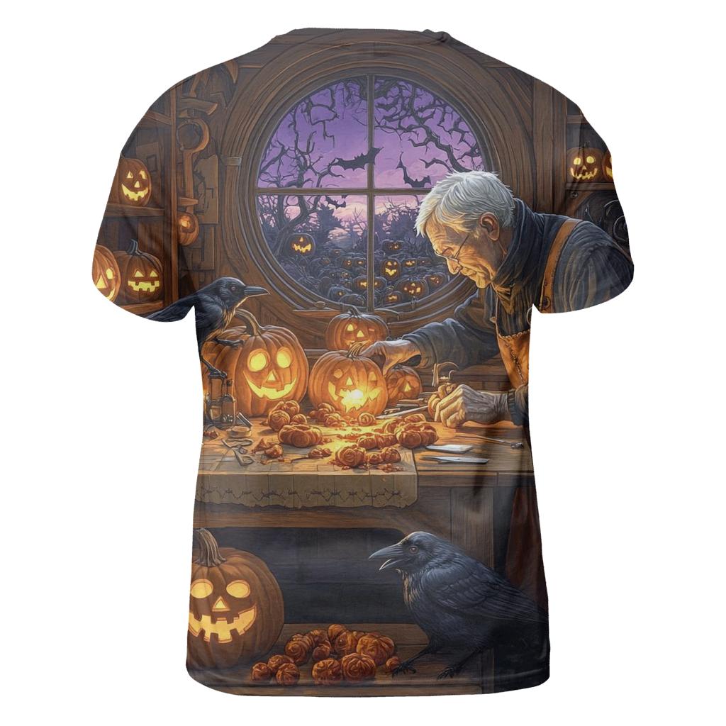 Lantern Maker Haunted Workshop unique graphic print tees