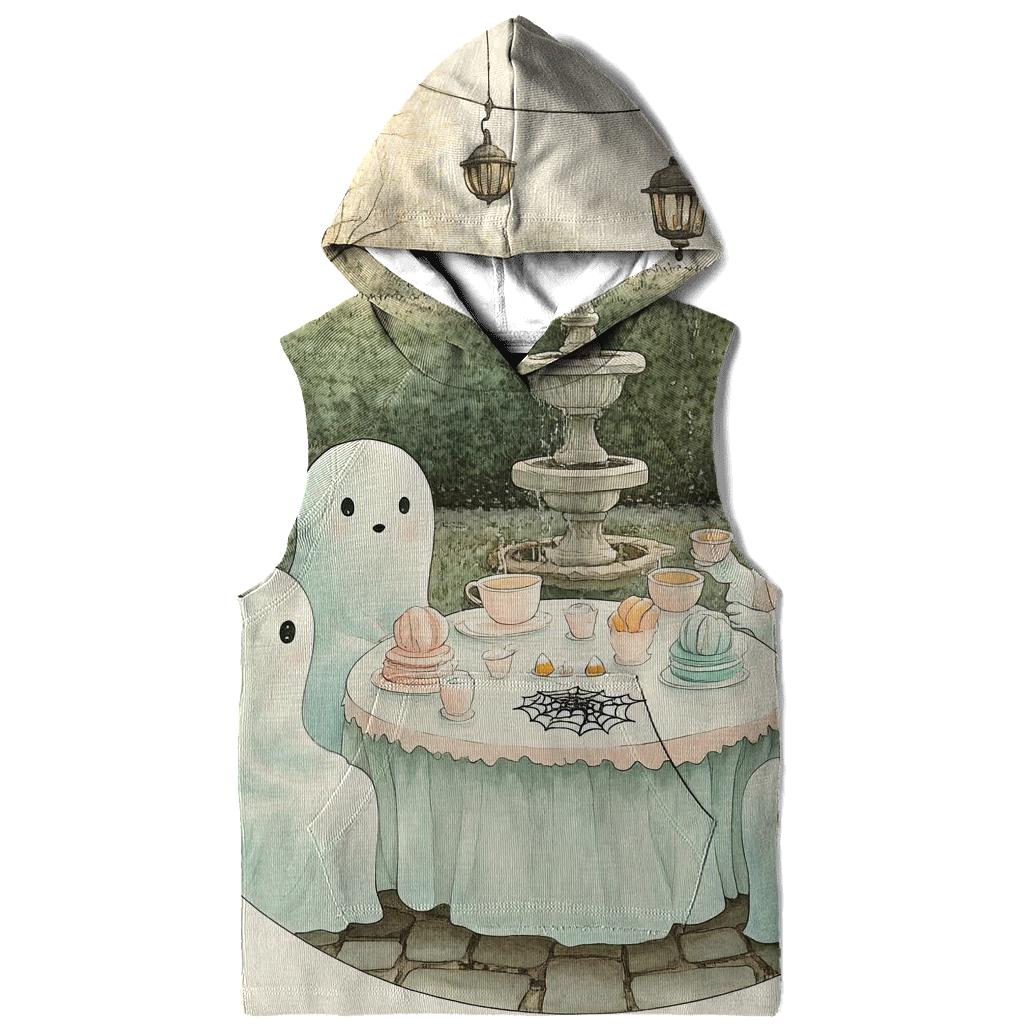 Ghostly Tea Party Spooky Affair heavyweight hoodies