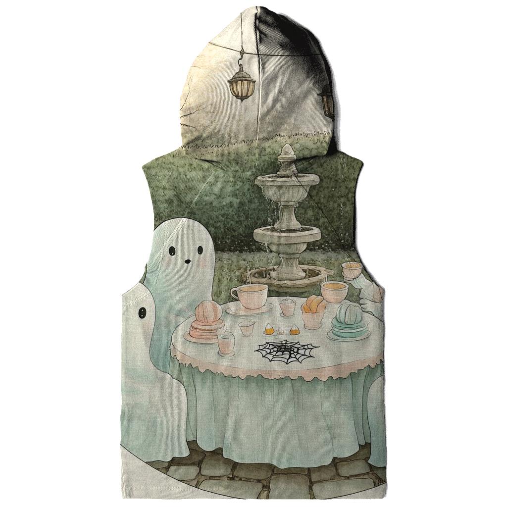 Ghostly Tea Party Spooky Affair heavyweight hoodies