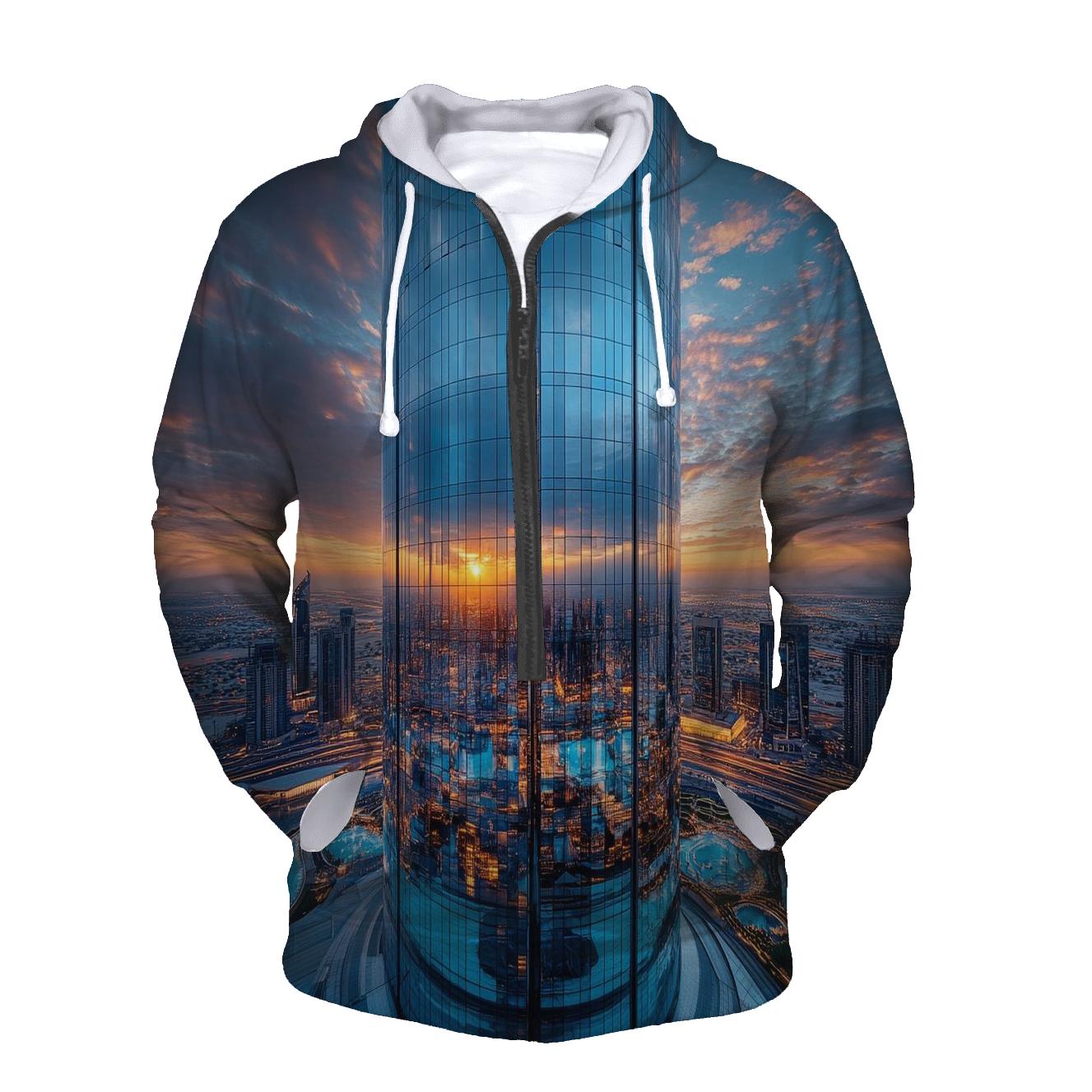 Burj Khalifa - Dubai zip-up hoodies