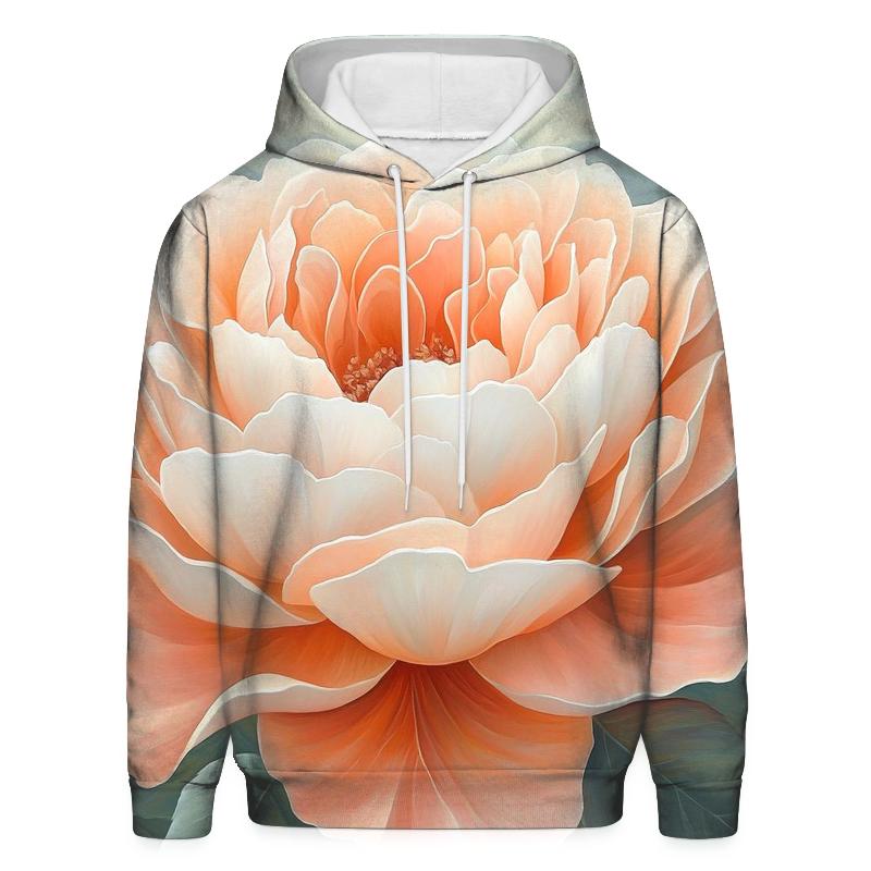 Georgia OKeeffe Inspired Desert Roses designer hoodies