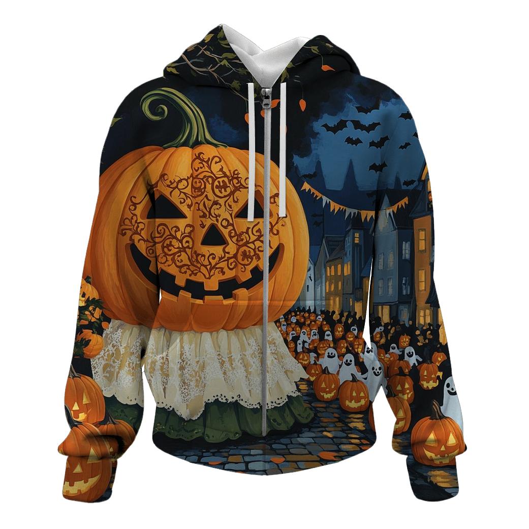 Haunted Pumpkin Parade hoodie styles