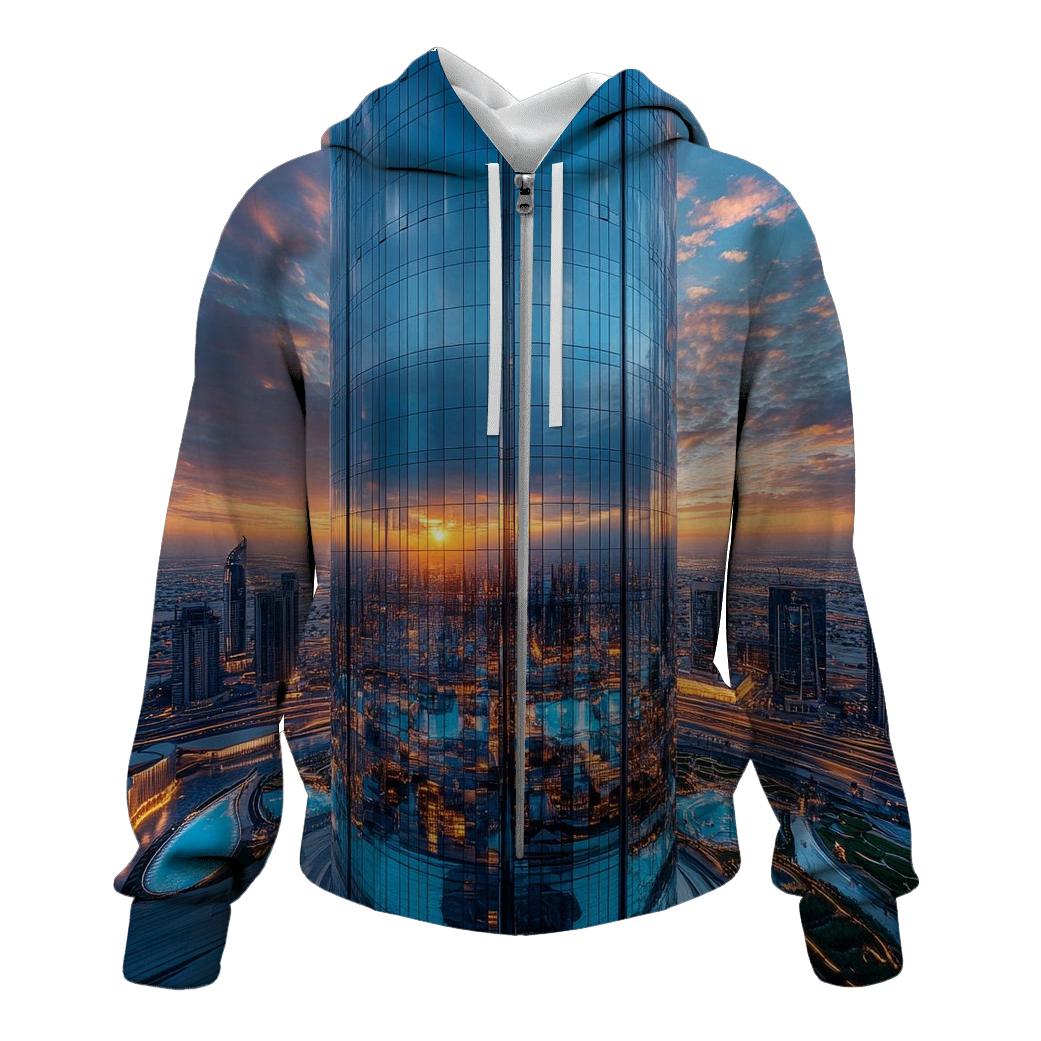 Burj Khalifa - Dubai heavyweight hoodies