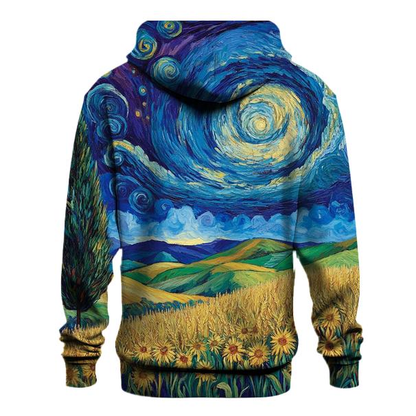 Van Gogh Inspired Starry Countryside hoodie trends