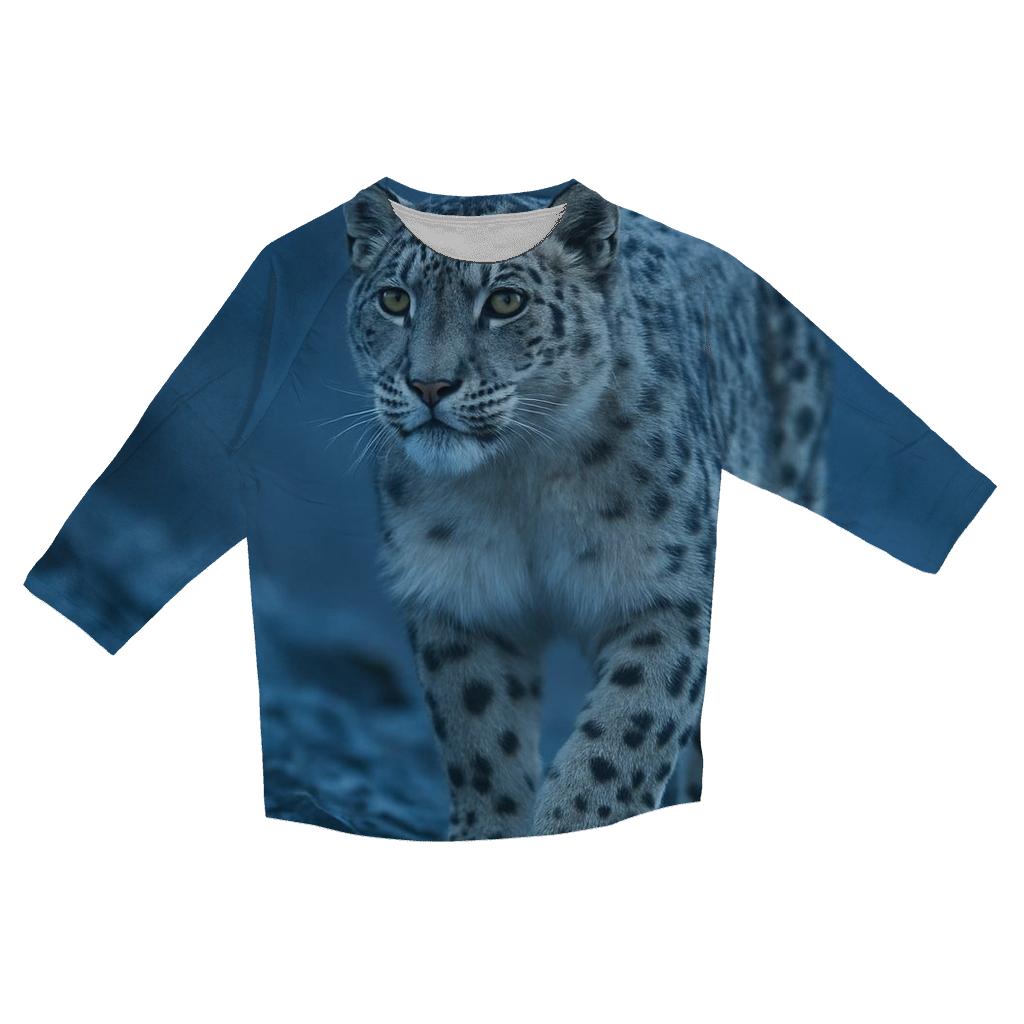 Ridge Ghost — Snow Leopard trendy 3/4 sleeve tops