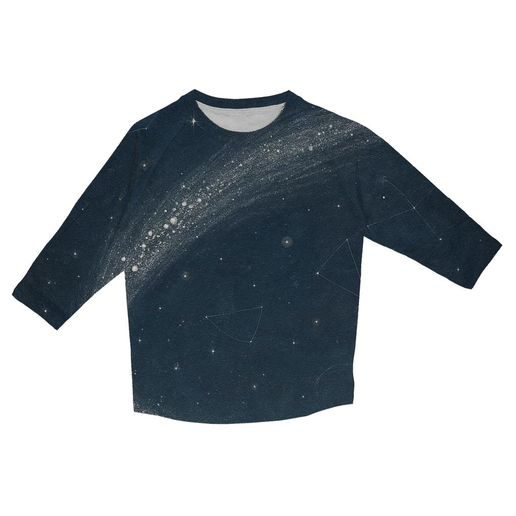 Midnight Starstream cotton quarter sleeve shirts