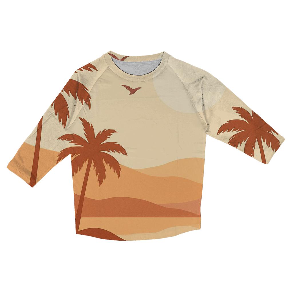 Amber Horizon Silhouettes designer 3/4 sleeve blouses