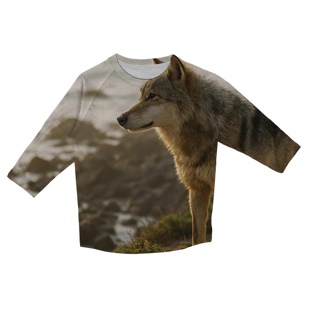 Coastal Cliff Sentinel stylish quarter sleeve tops