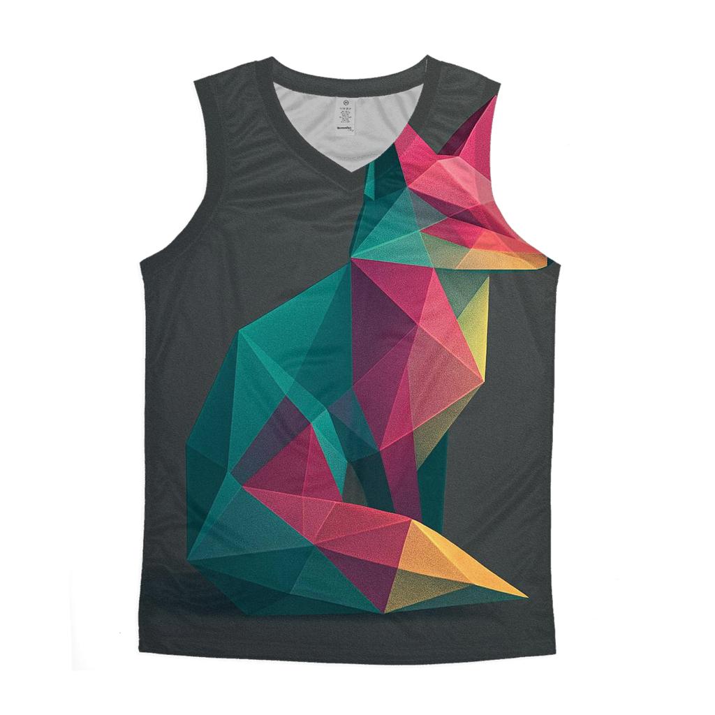 Chromatic Prism Fox stylish racerback tanks