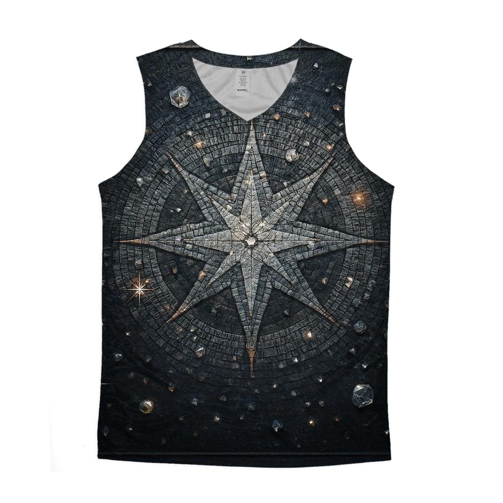 Starlit Mosaic stylish racerback tanks